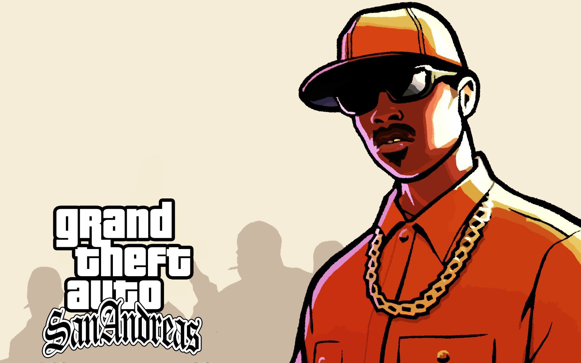Personaggio GTA San Andreas arancione, 1920x1200 WUXGA, PC