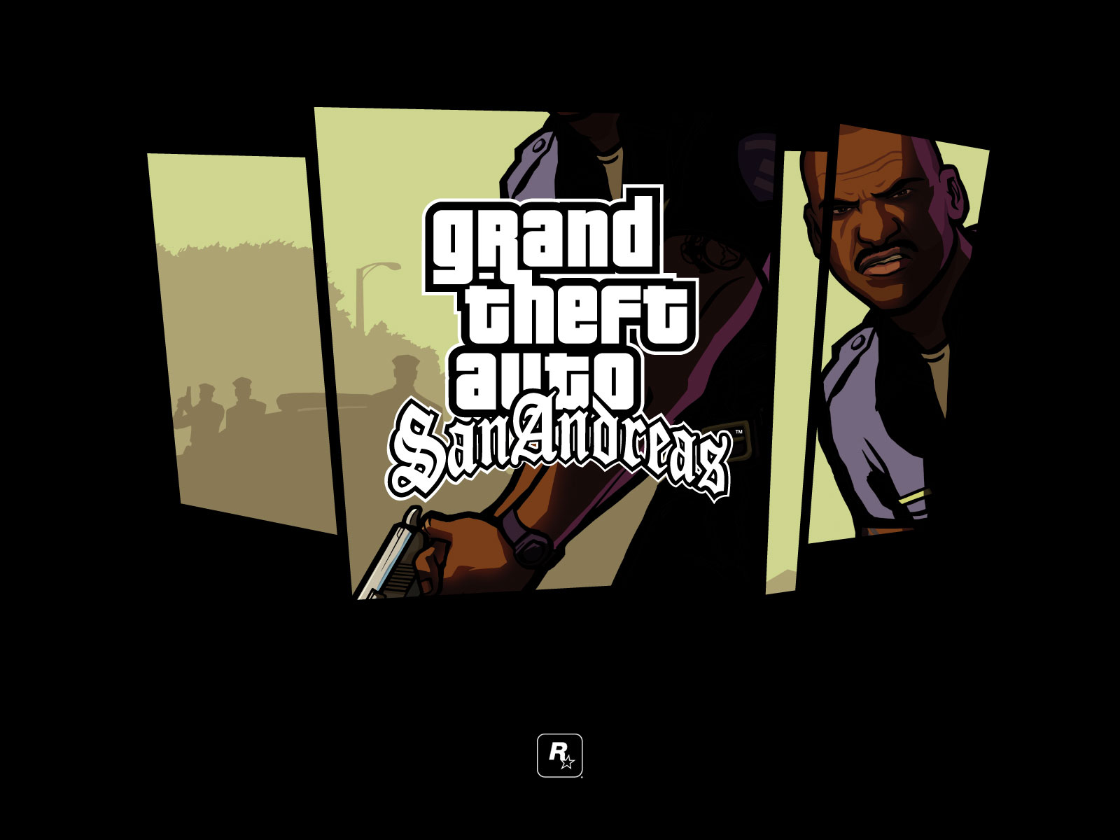 GTA San Andreas logo, 1600x1200 HD Ready, Desktop