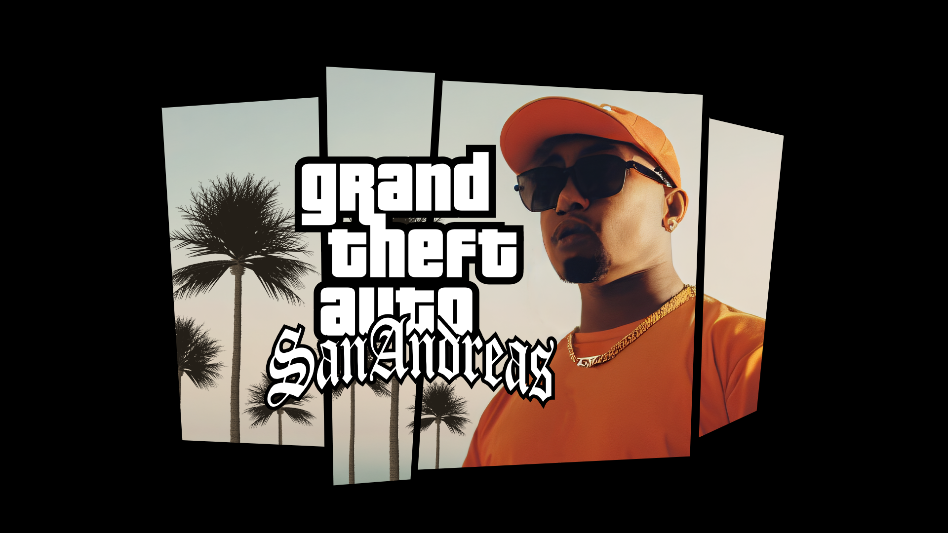 GTA San Andreas logo CJ, 1920x1080 1080p, Desktop