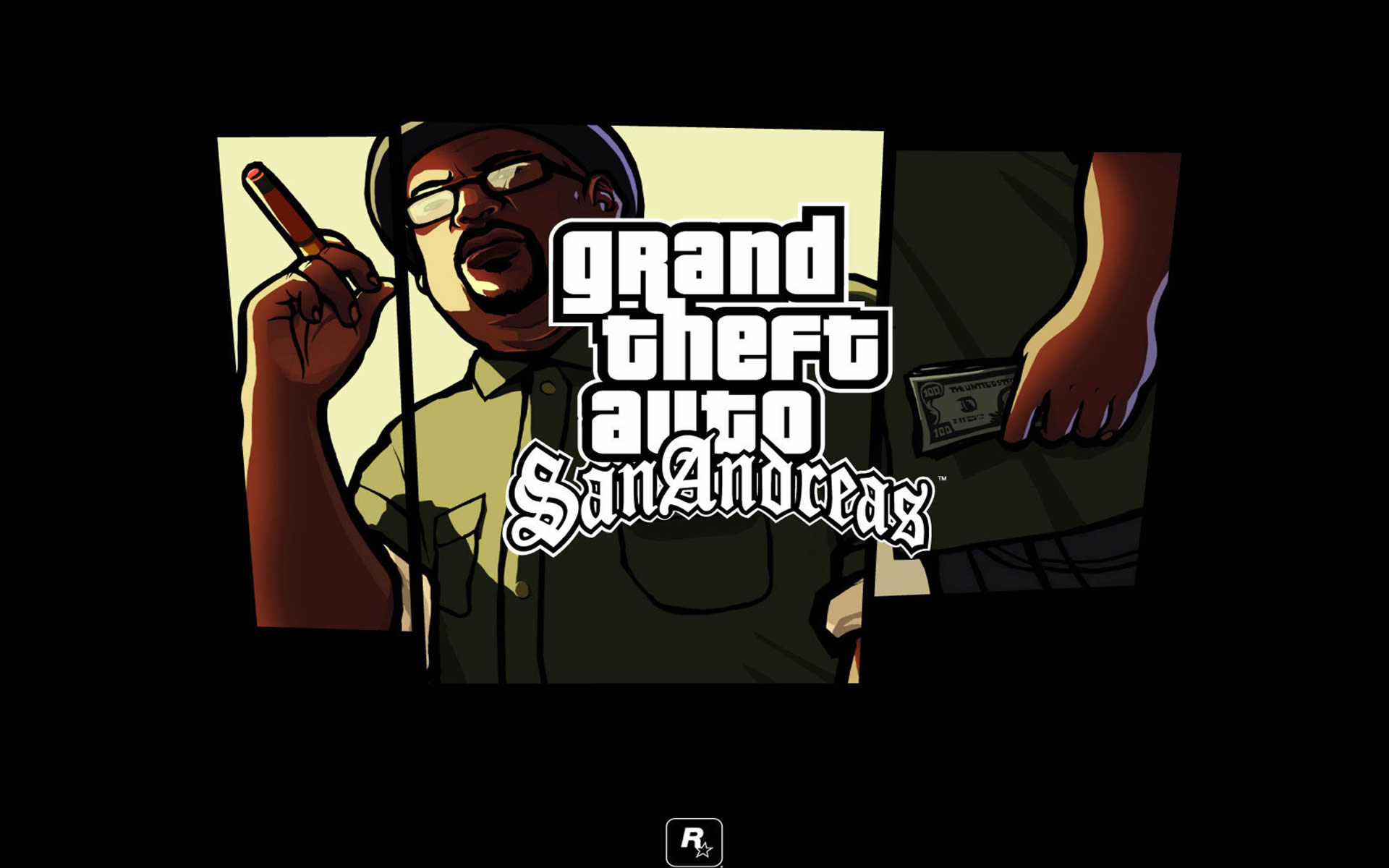 GTA San Andreas logo copertina, 1920x1200 Full HD+, Desktop