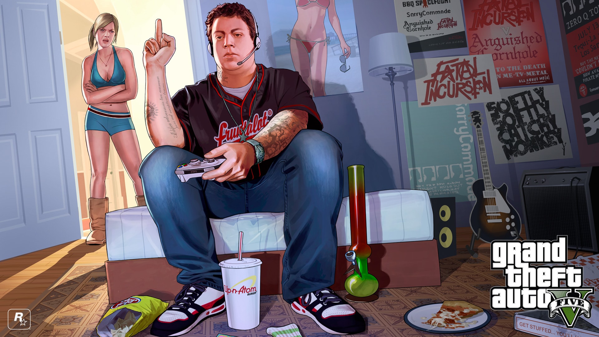 GTA V ragazzo videogioco camera, 1920x1080 Full HD 1080p, Laptop