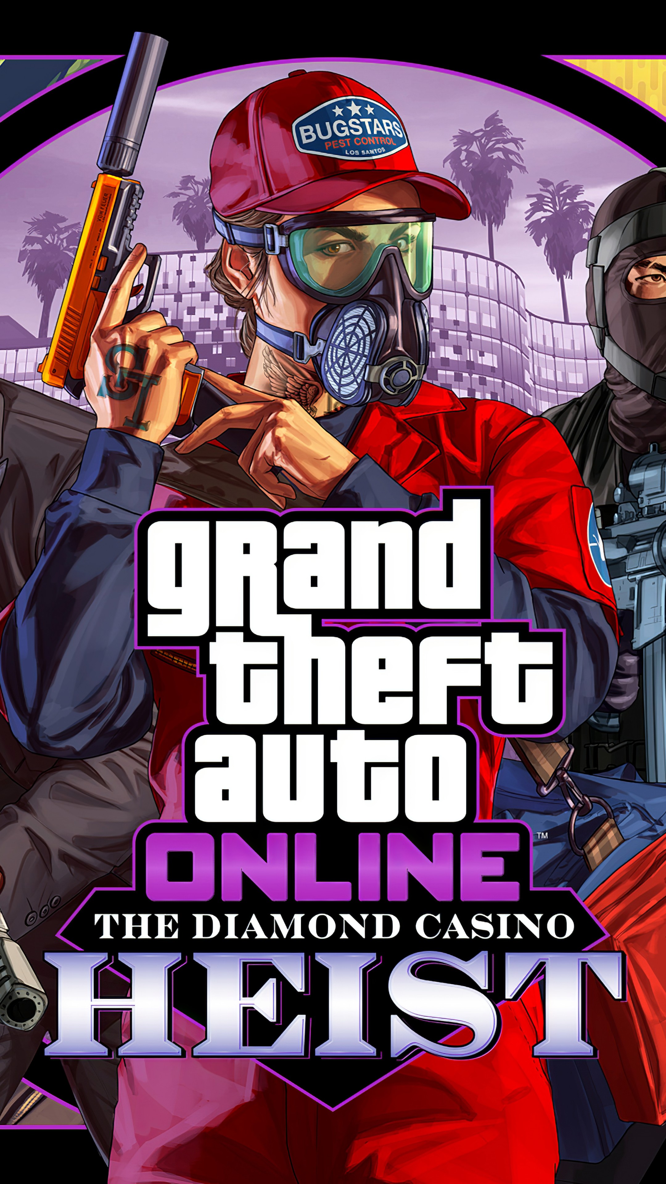 GTA Online Diamond Casino Heist, 2160x3840 Full HD Verticale, Smartphone