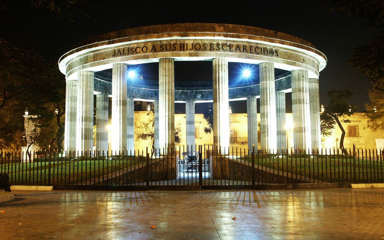 Rotonda illuminata Guadalajara Jalisco, 1280x800 HD, Notebook Gaming