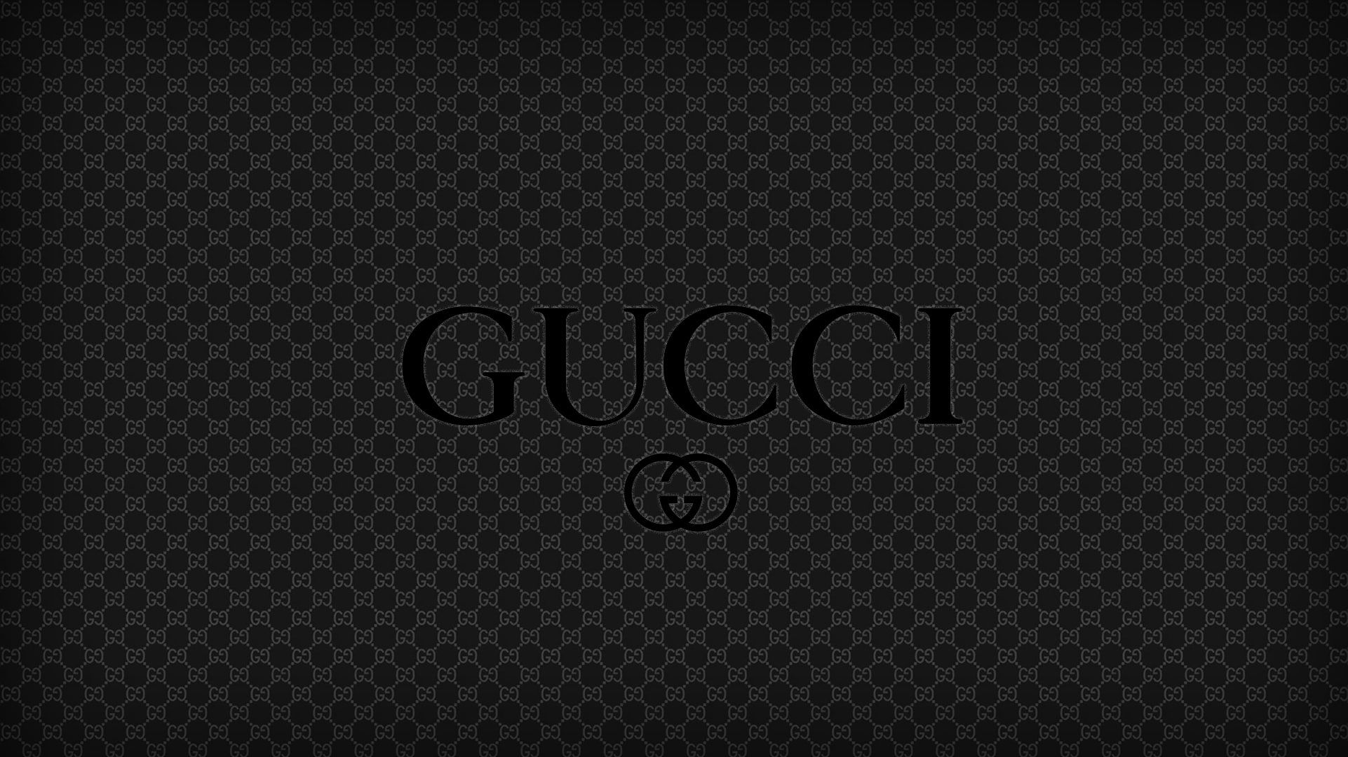 Logo Gucci sfondo nero, 1922x1080 1080p, PC