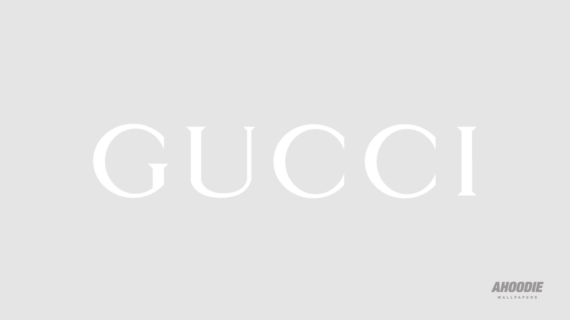 Logo Gucci bianco, 1920x1080 Full HD 1080p, PC