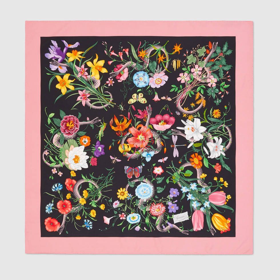 Serpente ricamato fiori Gucci, 800x1199 Full HD Verticale, iPhone