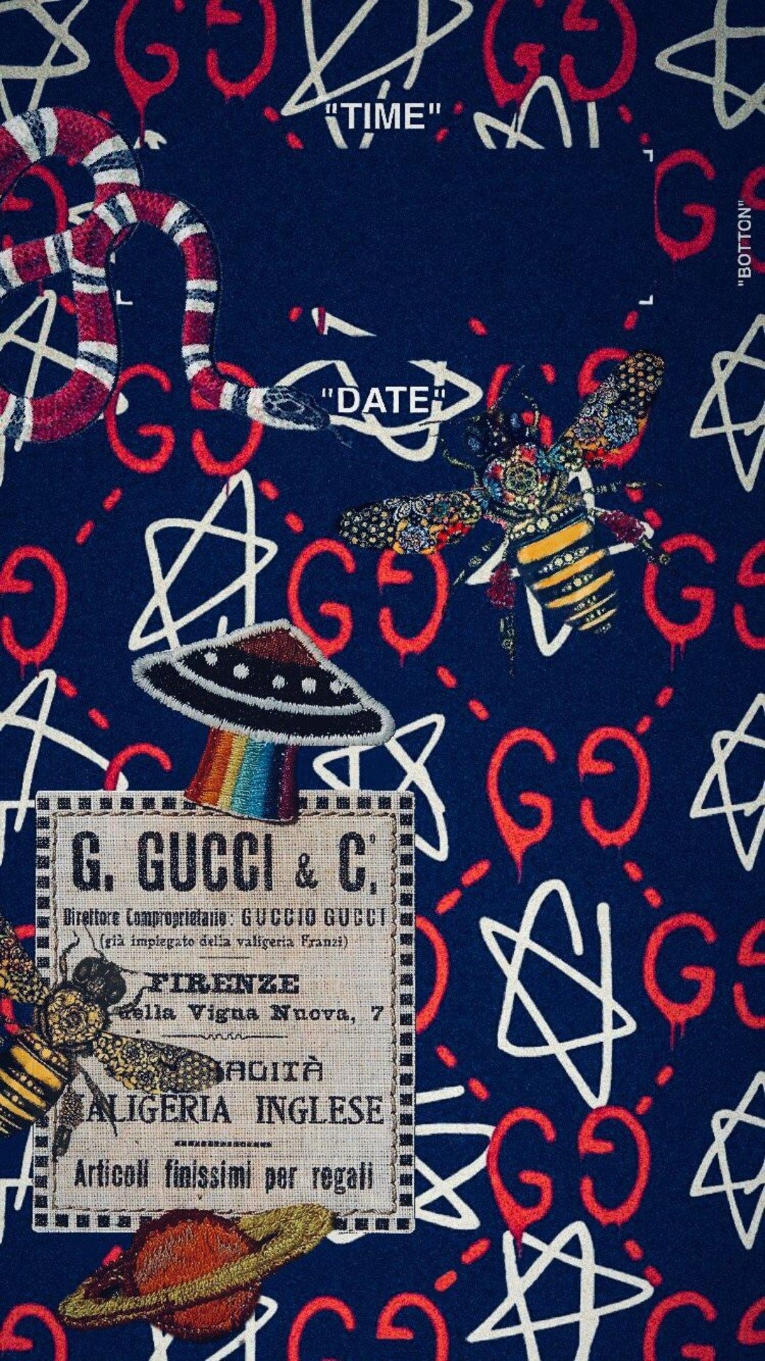 Gucci farfalle e fiori, 1535x2048 Full HD Verticale, iPhone