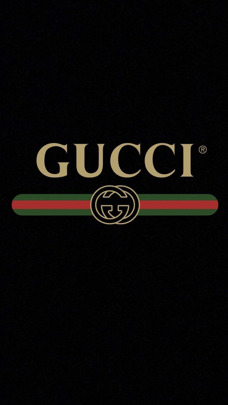 Logo Gucci nero, 768x1364 Verticale, iPhone