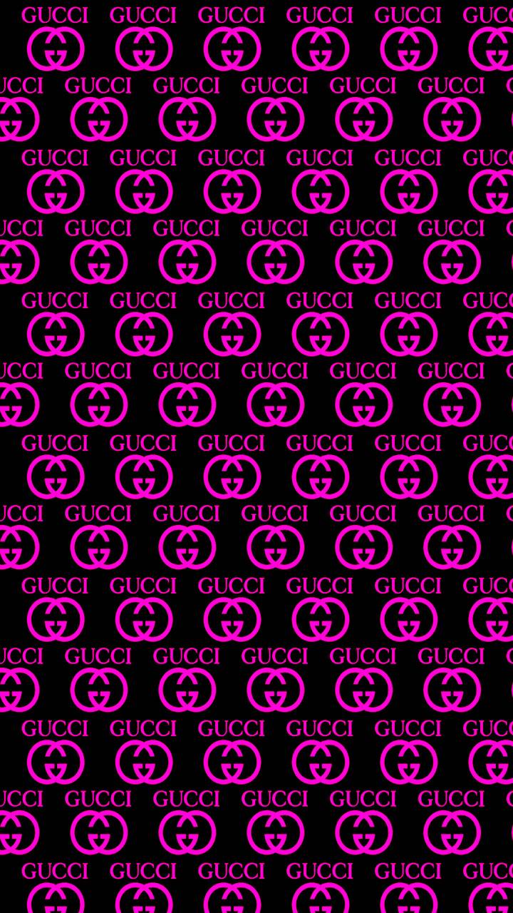 Logo Gucci marrone testurizzato, 1440x900 HD, Desktop