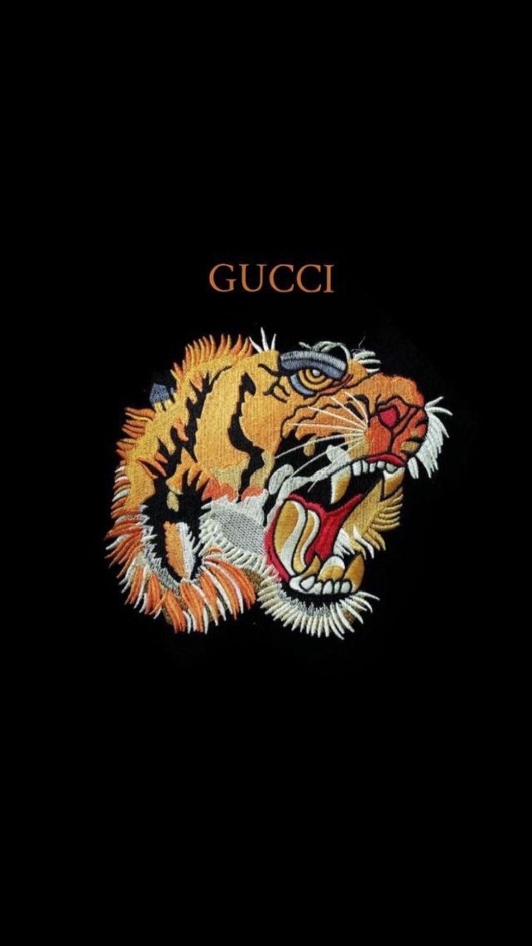 Logo Gucci tigre ricamata, 1060x1884 Verticale, iPhone Pro