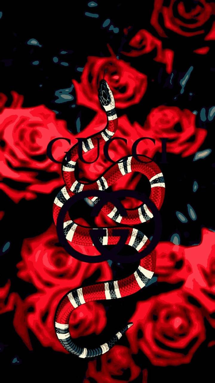 Logo Gucci rosa ripetuto, 1300x813 HD, Desktop