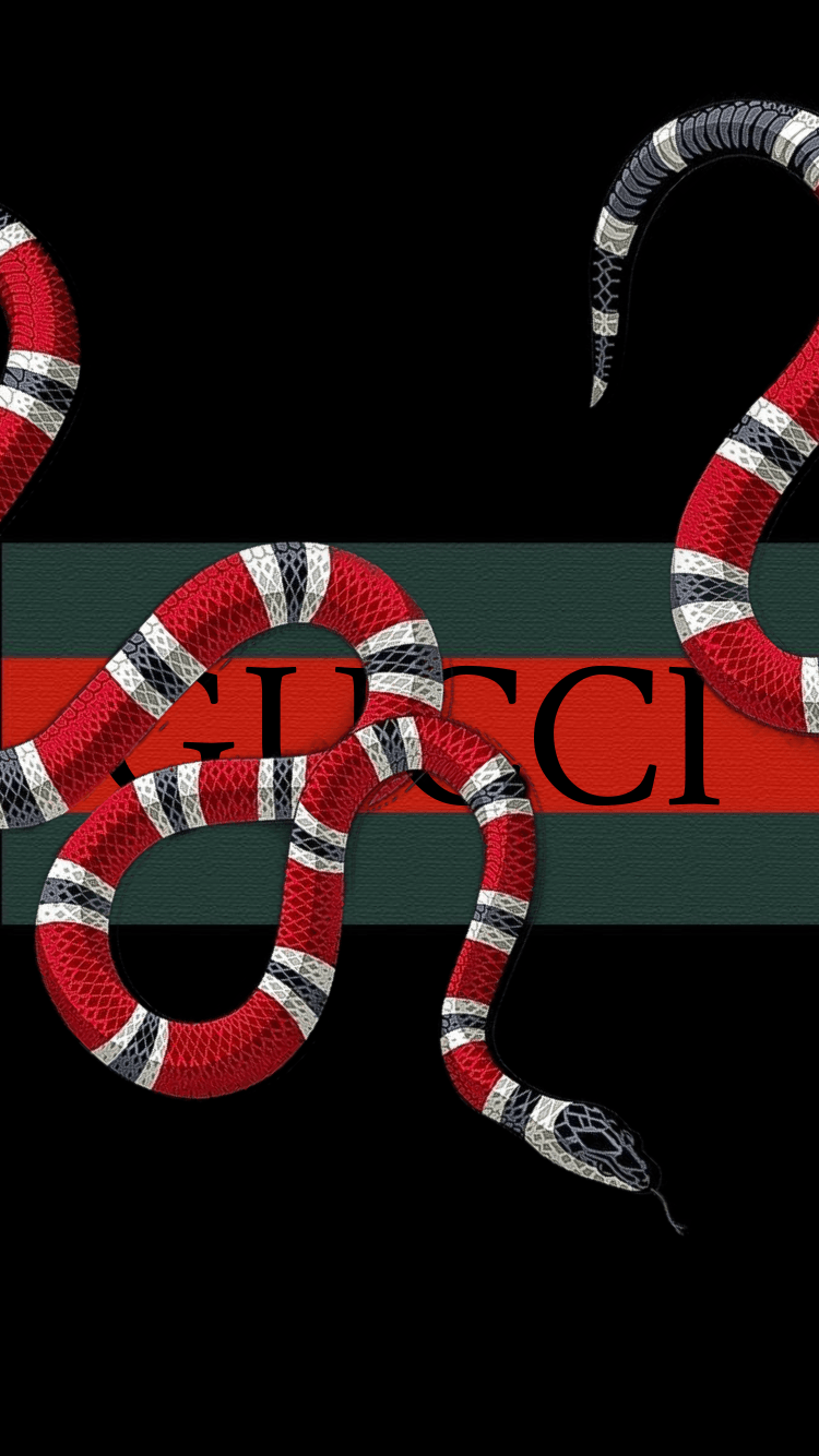 Serpente Gucci rosso nero, 750x1334 Full HD Verticale, Smartphone