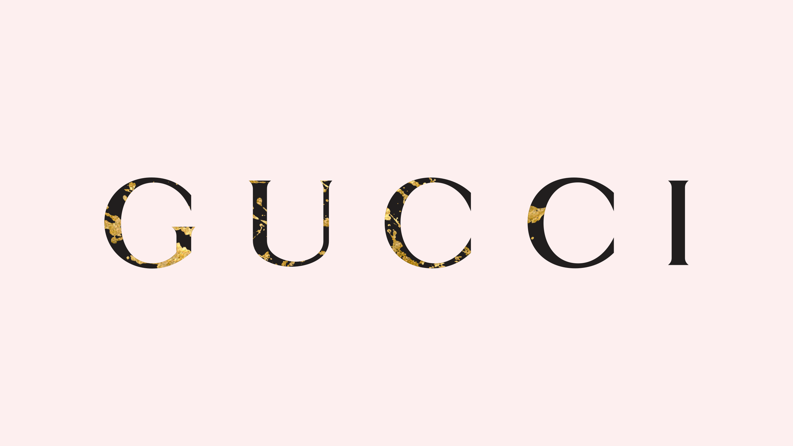 Logo Gucci sfondo rosa, moda di lusso, 2556x1440 alta risoluzione, Laptop
