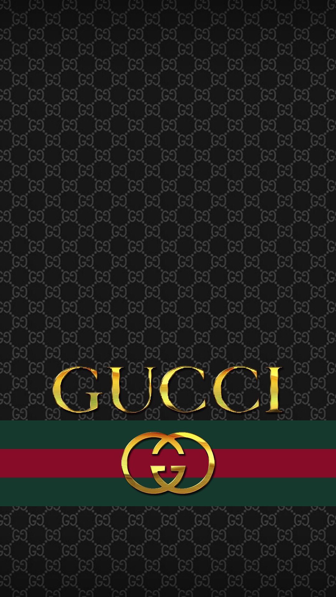 Logo Gucci oro 3D, 1920x1080 Full HD, PC