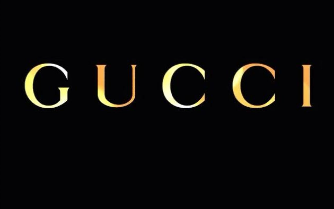 Logo Gucci oro nero, 683x1280 Full HD Verticale, iPhone