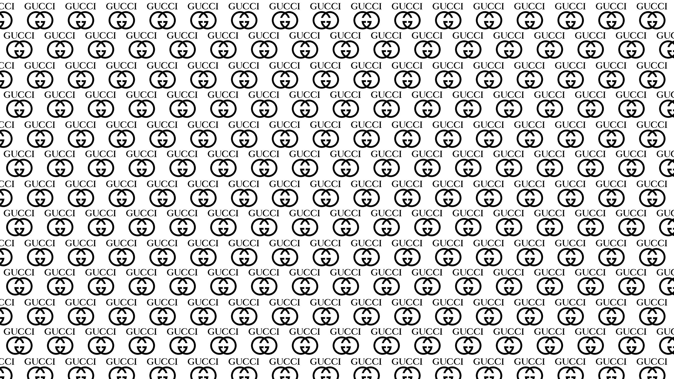 Logo Gucci oro nero, 1300x813 720p, Laptop