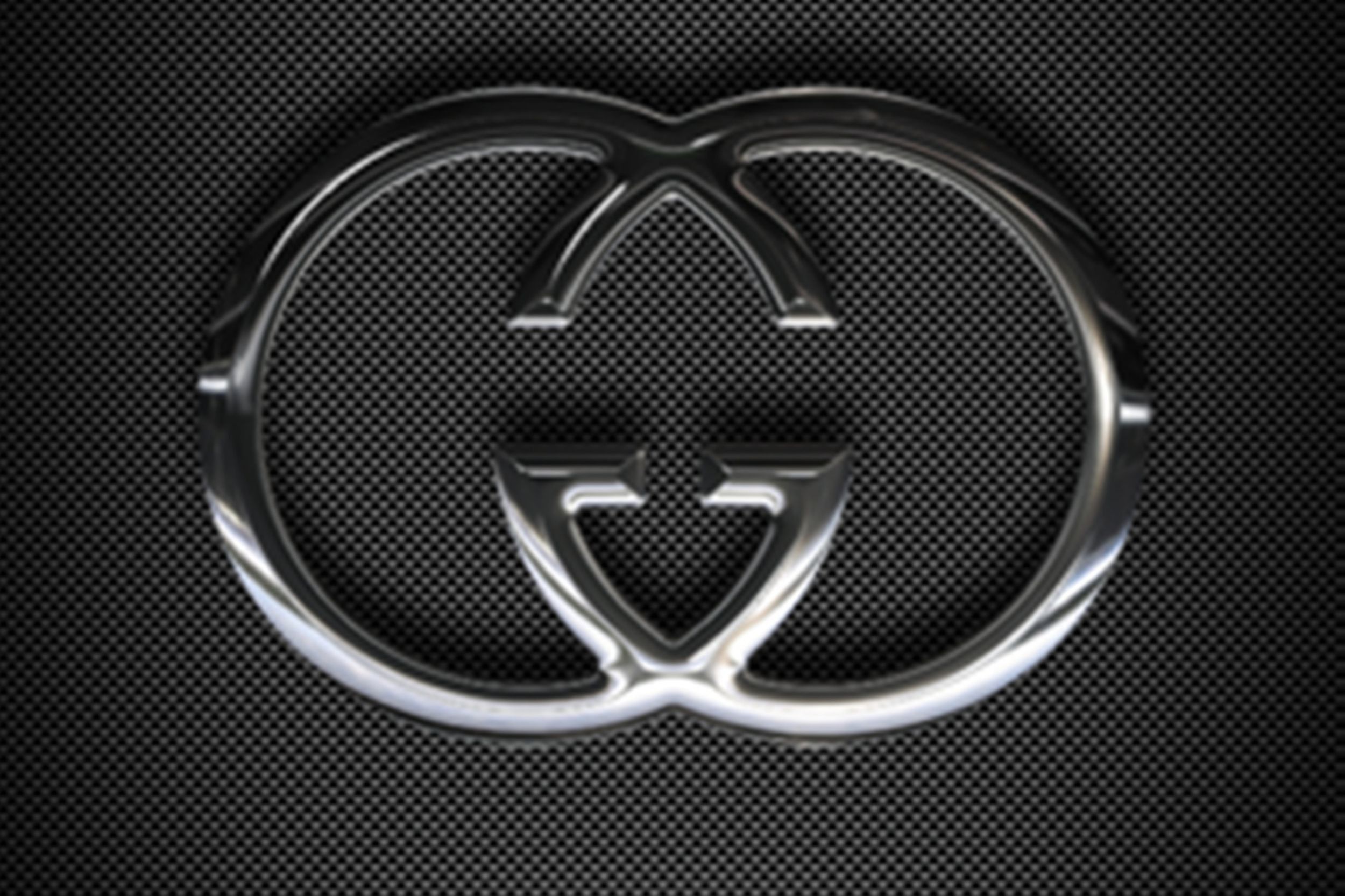 Logo Gucci dorato metallico, 1600x1600 HD Ready, Desktop