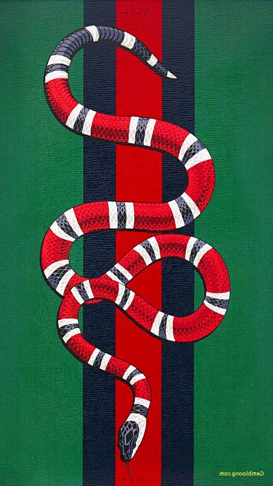 Serpente logo Gucci nero, 1080x1920 Full HD Verticale, iPhone Air