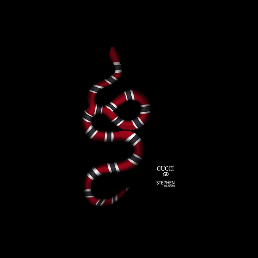 Logo serpente Gucci rosso, 894x894 HD, PC