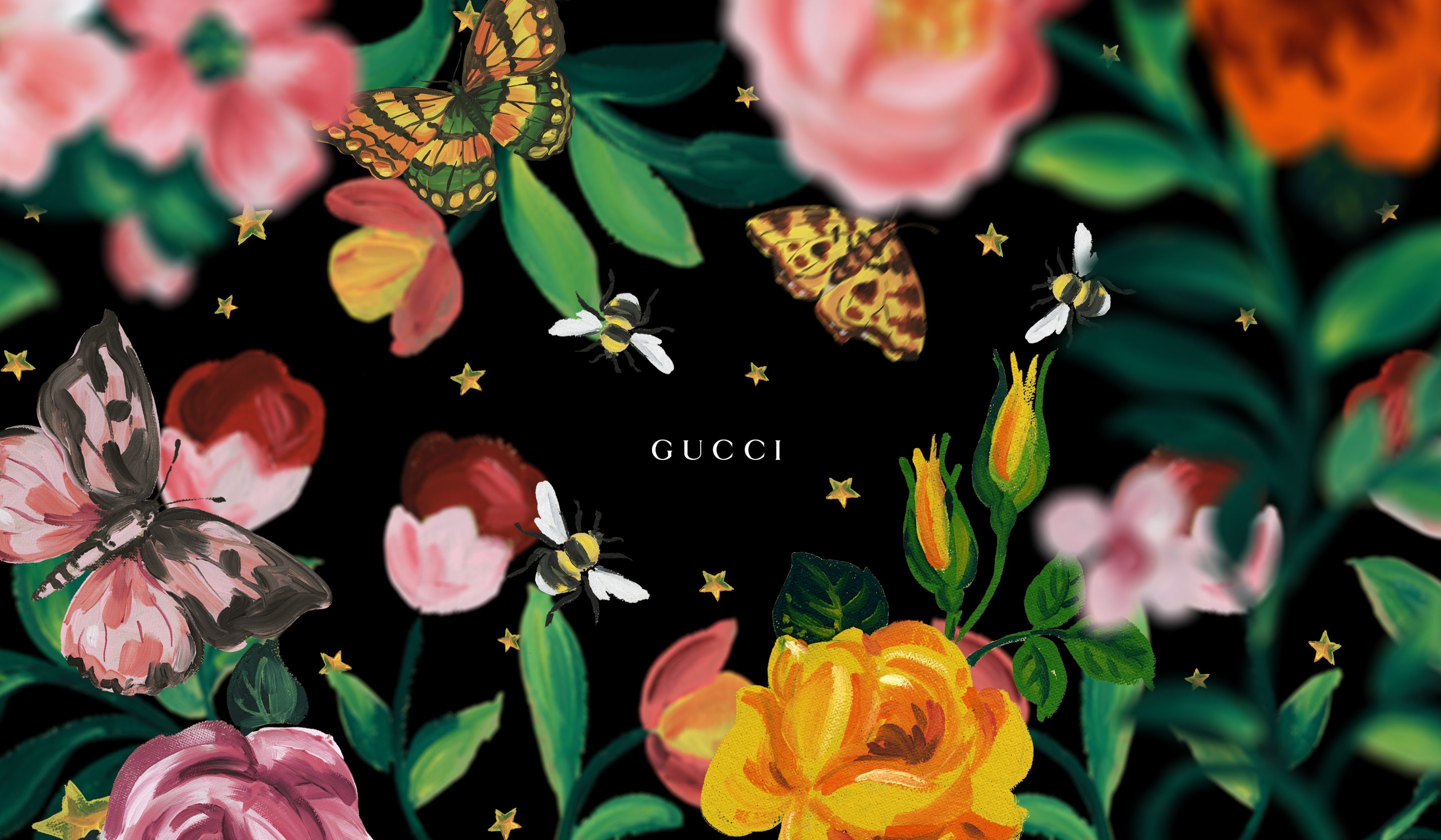 Motivo Gucci monogramma marrone, 1080x1920 Full HD Verticale, iPhone Pro Max