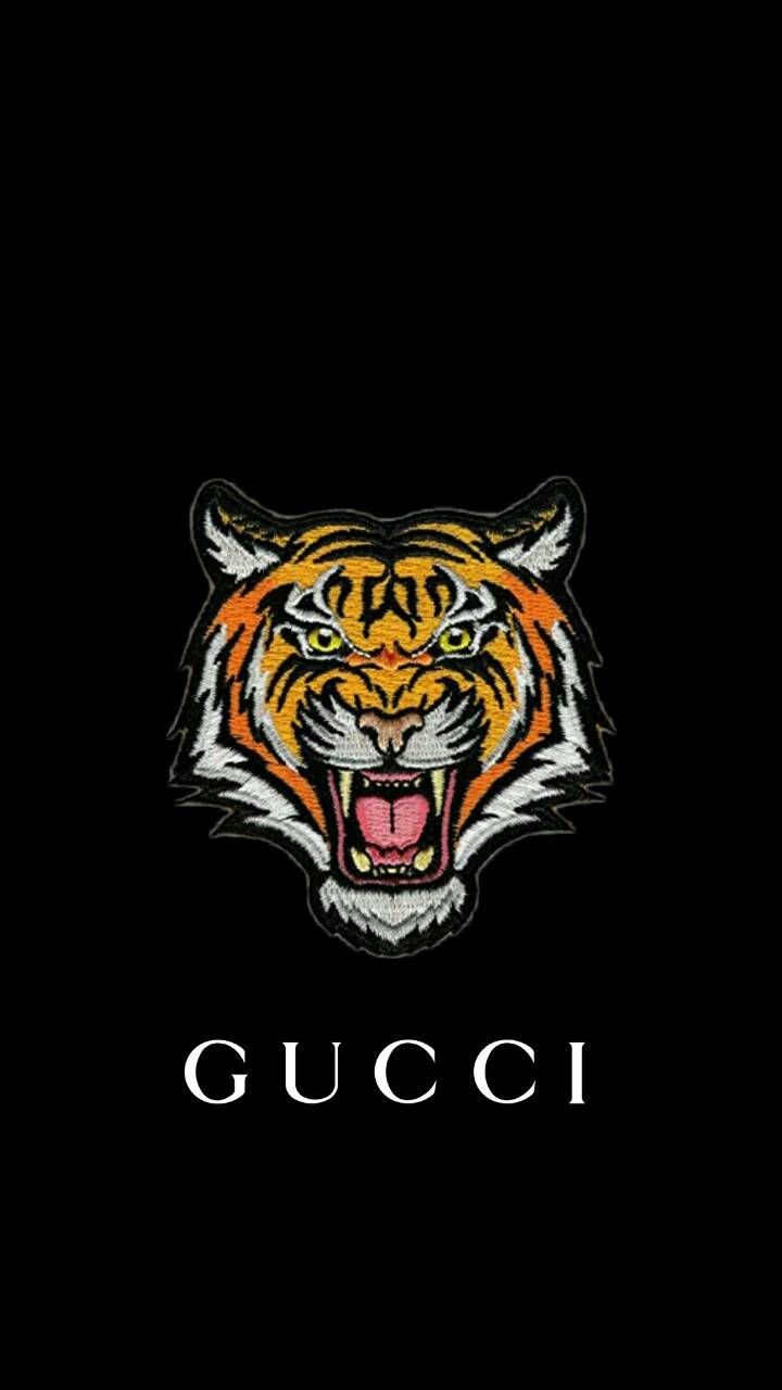 Tigre logo Gucci nero, 720x1280 Verticale, Xiaomi