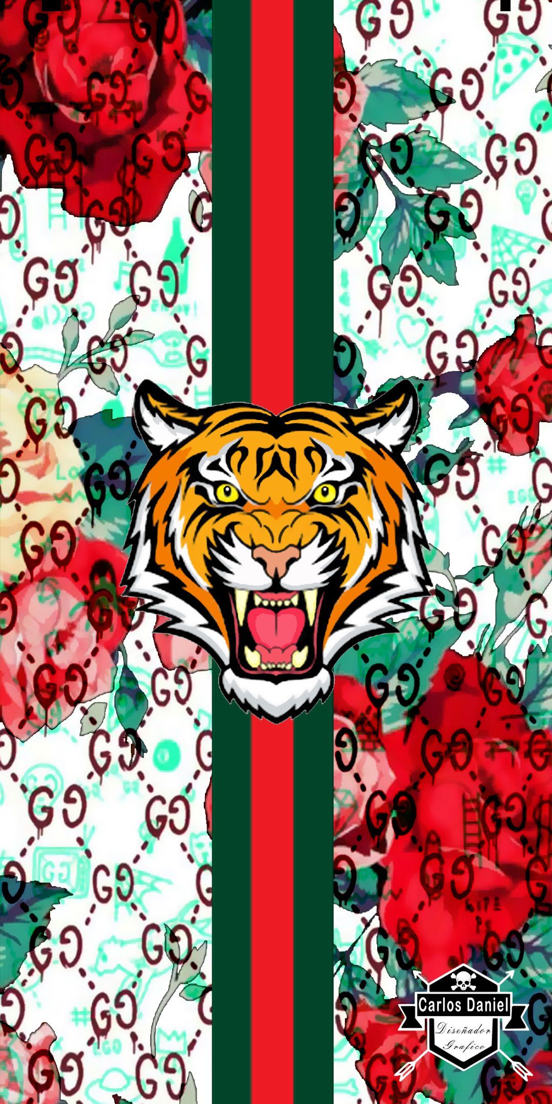Tigre luminosa astratta nera, 3840x2160 4K Ultra HD, Monitor 4K