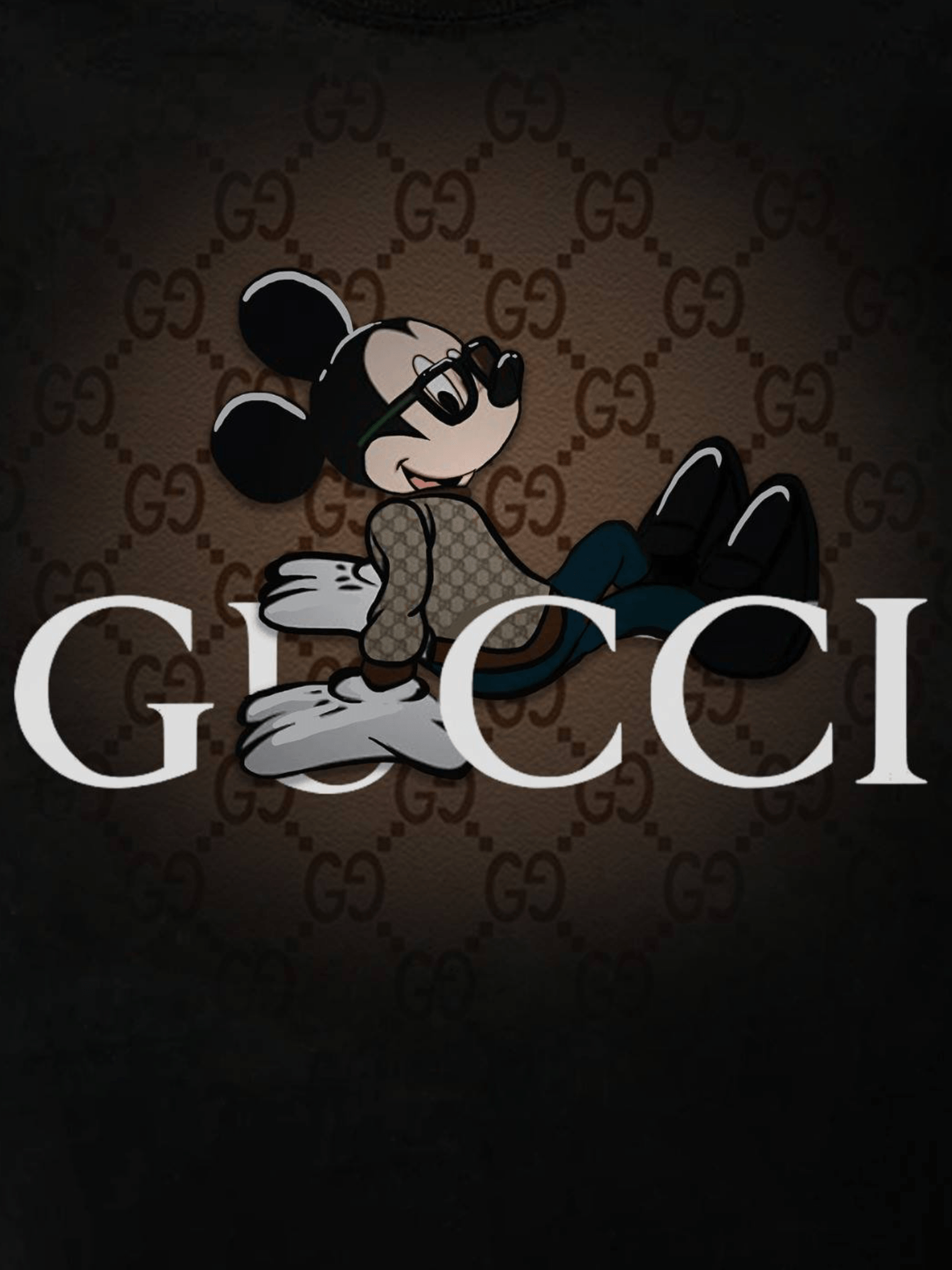 Topolino Gucci con occhiali, italiana, 1536x2048 Full HD Verticale, iPhone