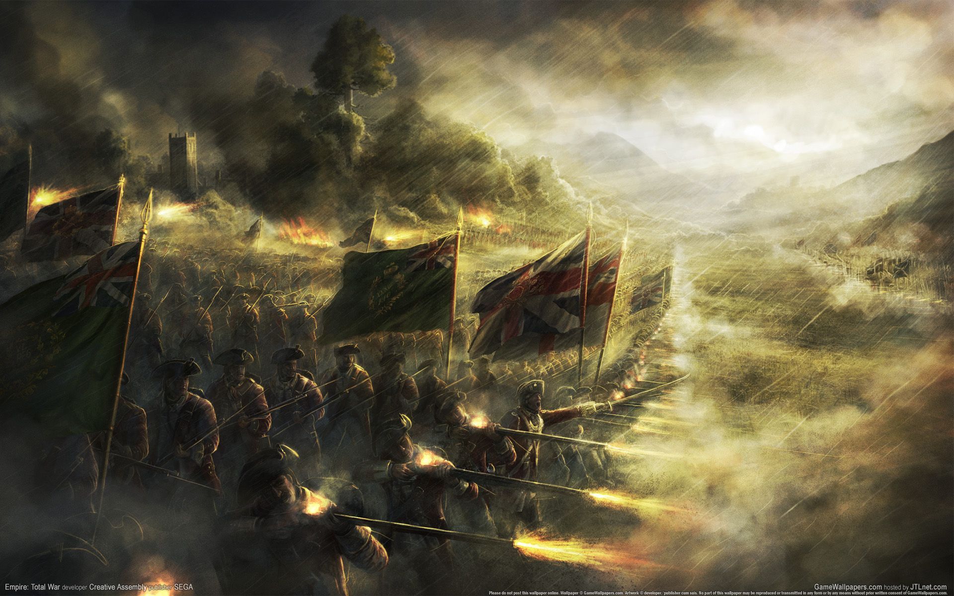 Esercito antico su campo di battaglia, 1920x1200 WUXGA, Desktop