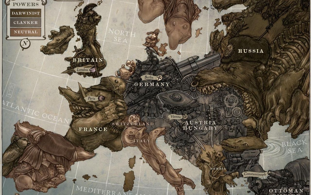 Mappa Europa Prima Guerra Mondiale, 1280x804 720p, MacBook Air