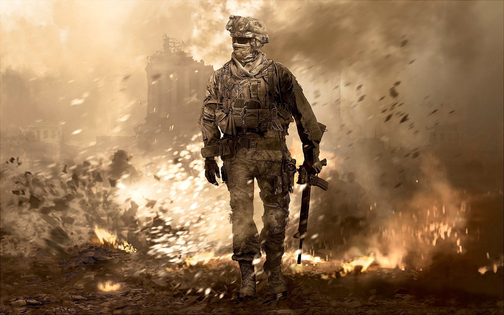 Soldato in scena di guerra, 1920x1200 Full HD+, PC