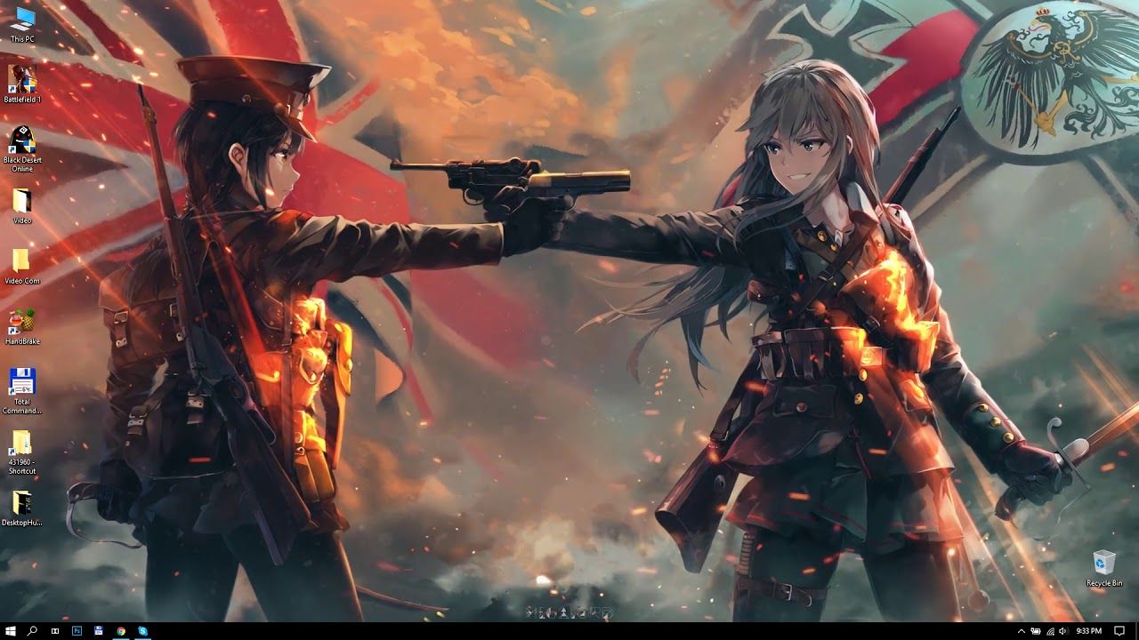 Soldati anime scena di guerra, 1280x720 HD, Desktop