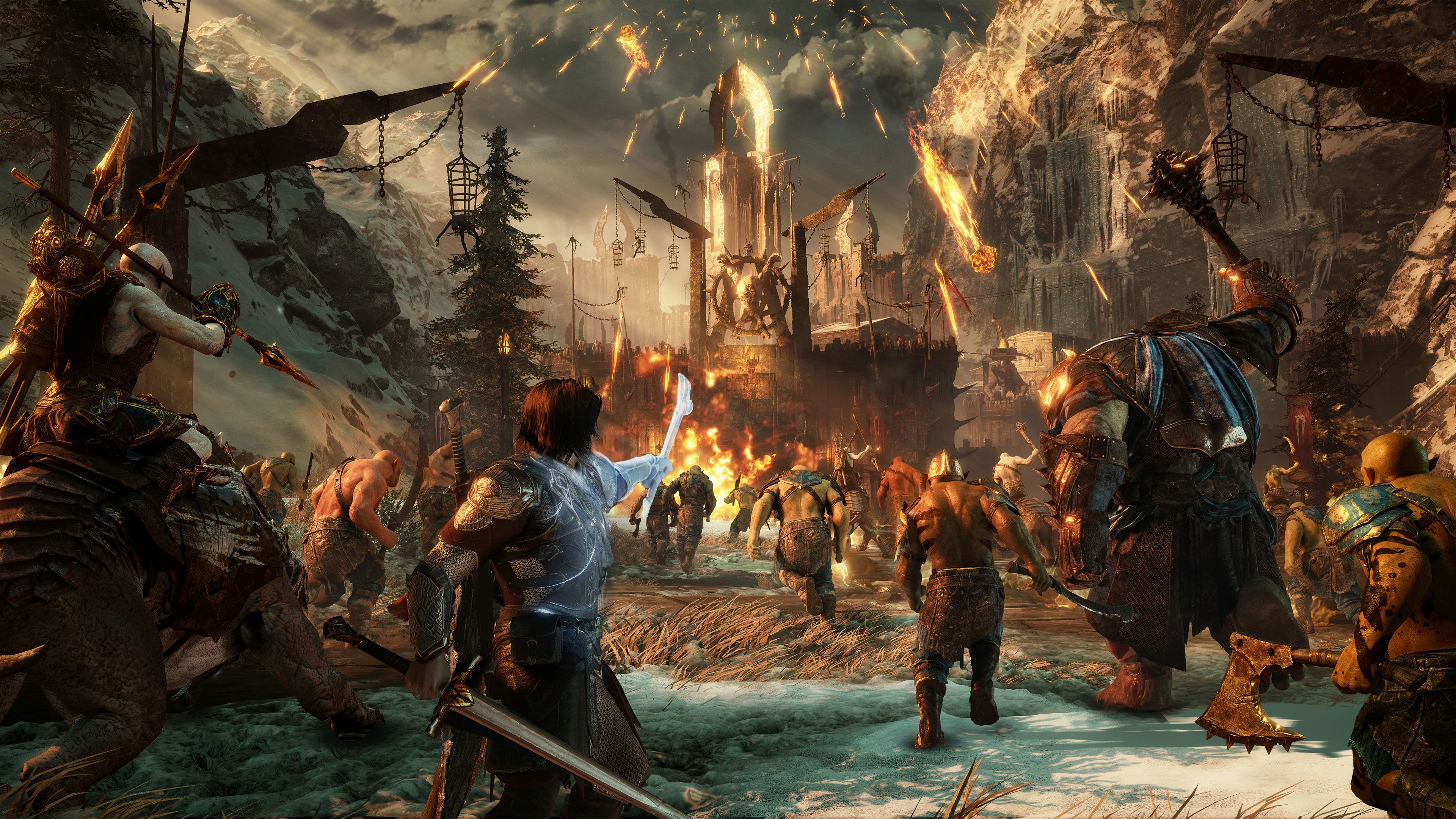 Shadow of War battaglia epica, 3840x2160 Ultra HD, 4K TV