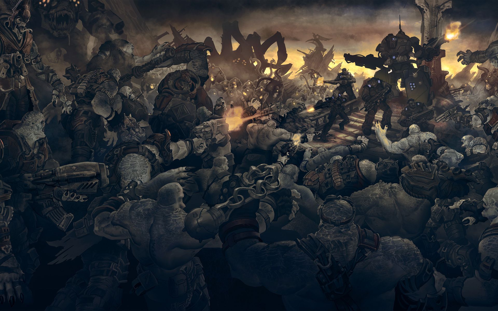 Gears of War battaglia epica, 1920x1200 WUXGA, iMac