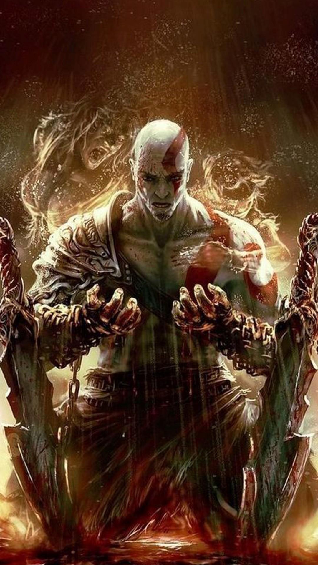 Kratos God of War, azione, 1080x1920 Verticale, Mobile