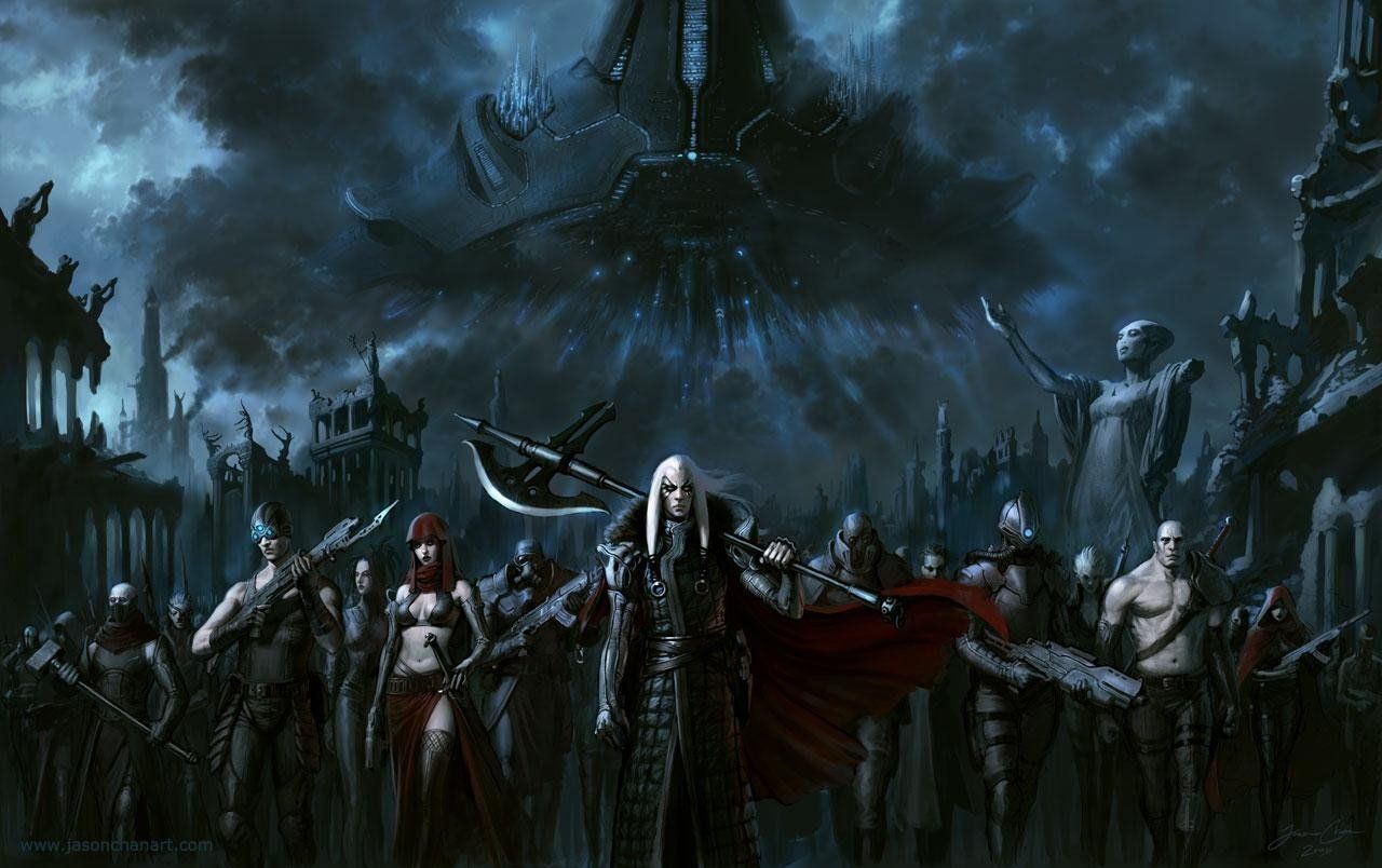 Guerrieri fantasy scena di guerra, 1280x804 HD, Notebook Gaming