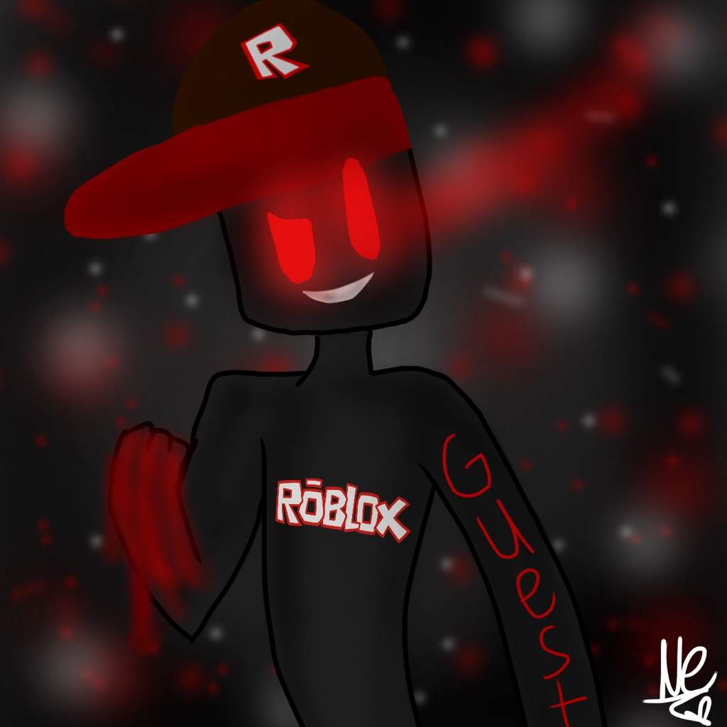 Guest 666 Roblox rosso, piattaforma di gioco, 1024x1024 HD, Laptop