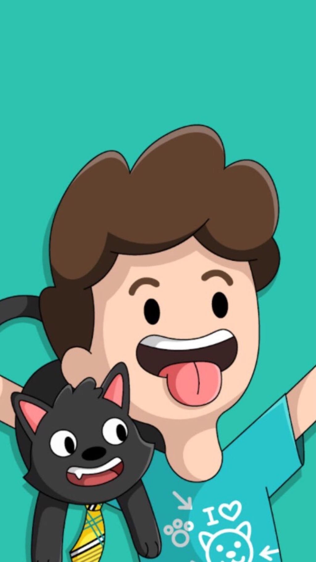 Guest Roblox con gatto nero, 1024x1821 Verticale, Telefono
