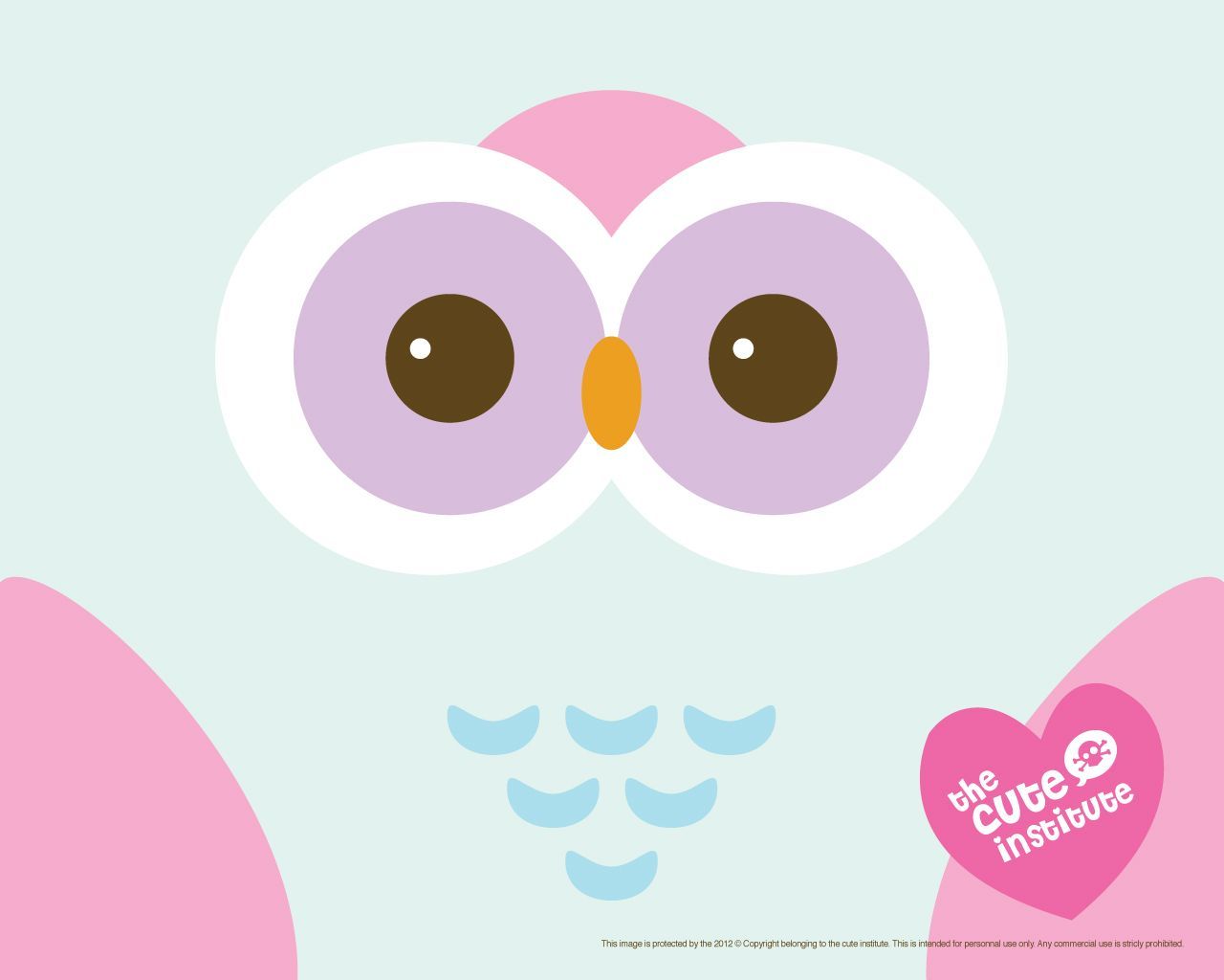 Gufo carino rosa pastello, 1280x1024 HD, Desktop