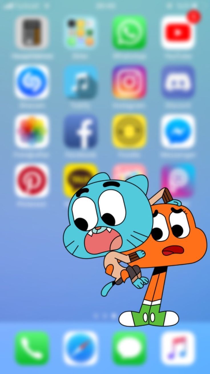 Gumball e Darwin cartoni, 736x1309 Full HD Verticale, iPhone