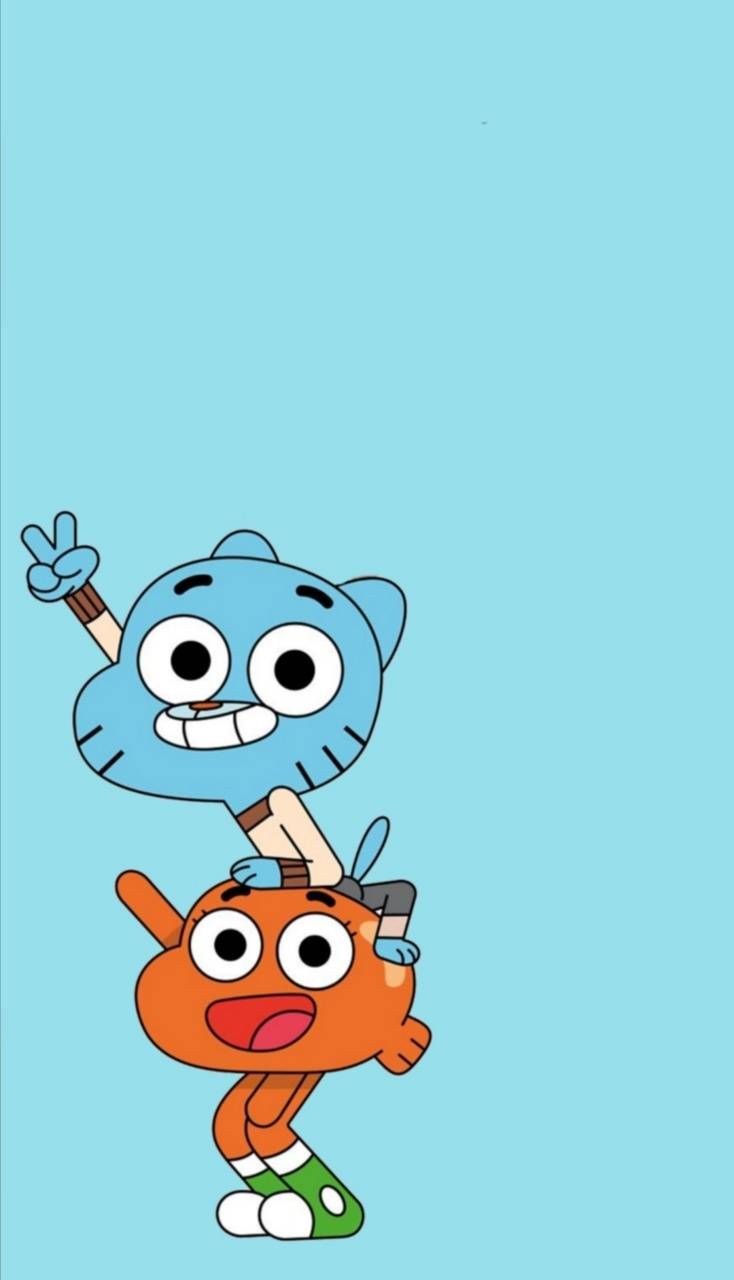 Gumball e Darwin cartoon, 734x1280 Full HD Verticale, Smartphone
