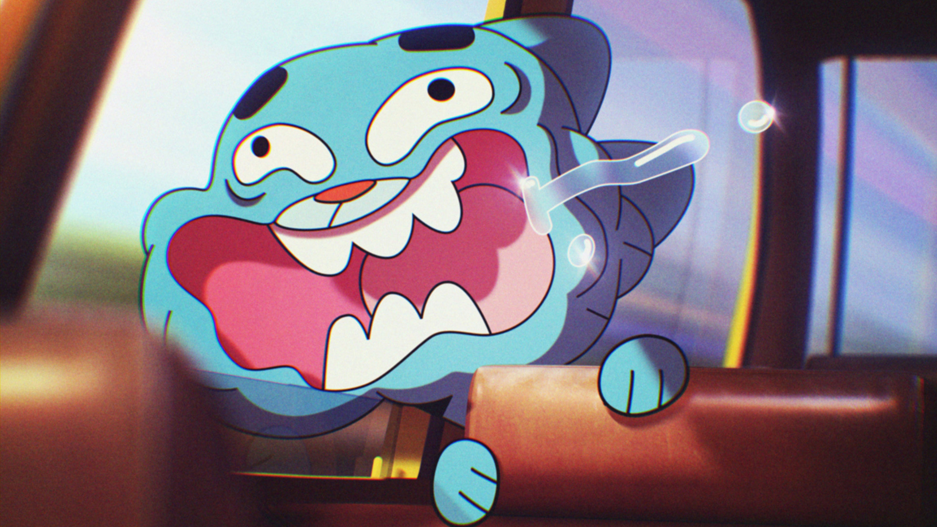 Gumball Watterson auto, 1920x1080 Full HD 1080p, PC Desktop