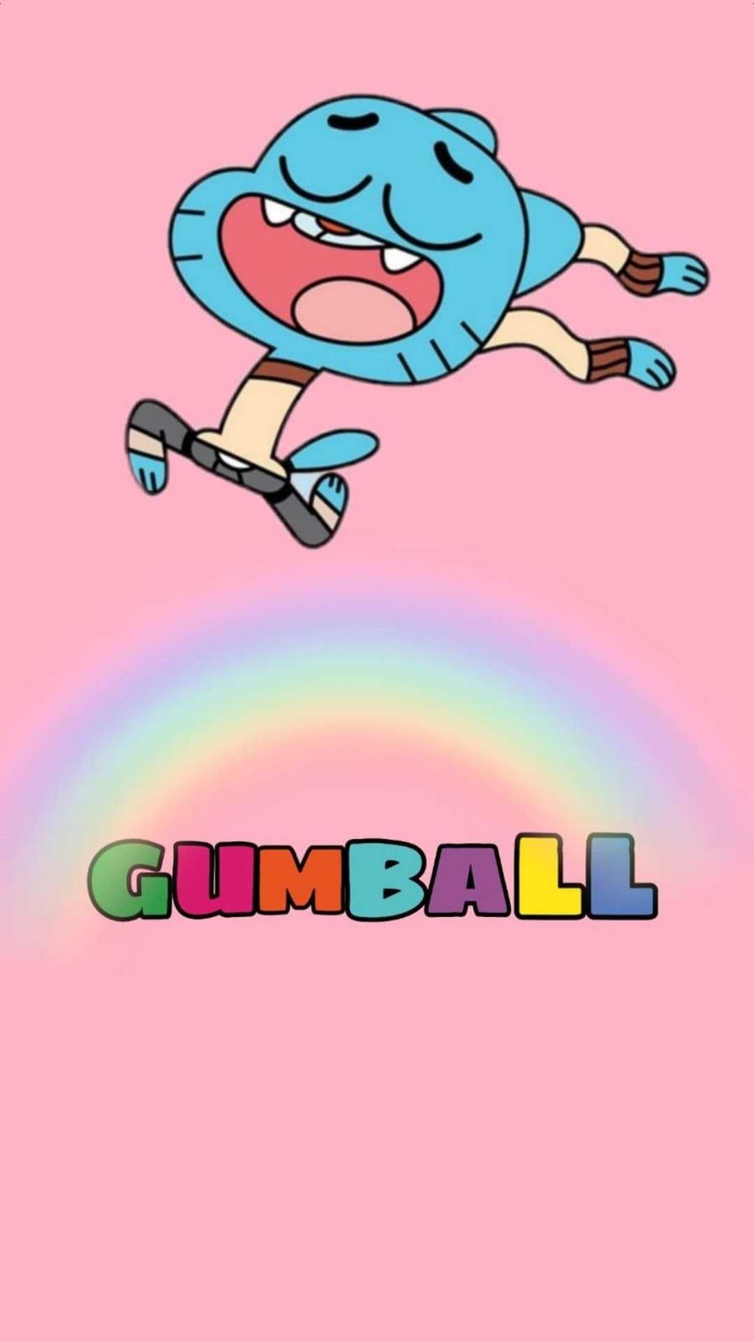 Gumball gatto blu arcobaleno, 1080x1920 Full HD Verticale, Smartphone
