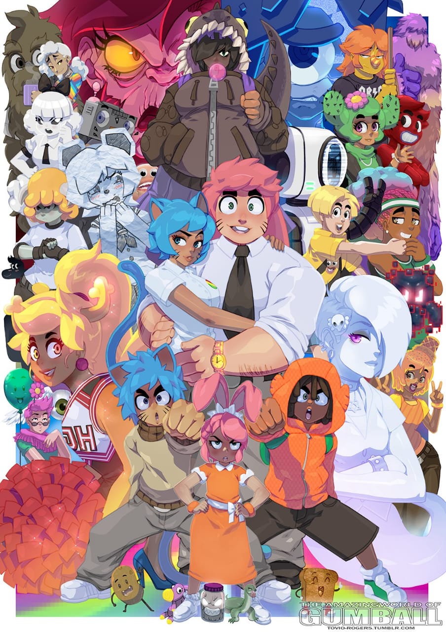 Personaggi Il Fantastico Mondo di Gumball, 904x1280 Verticale, Telefono