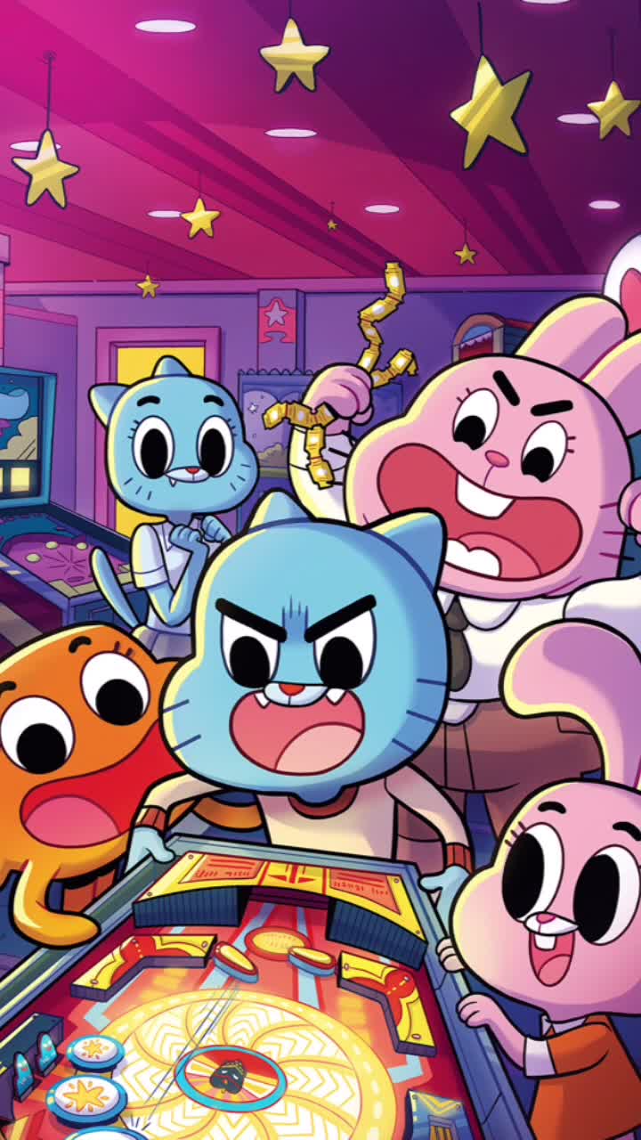 Gumball personaggi sala giochi, 720x1280 Full HD Verticale, iPhone