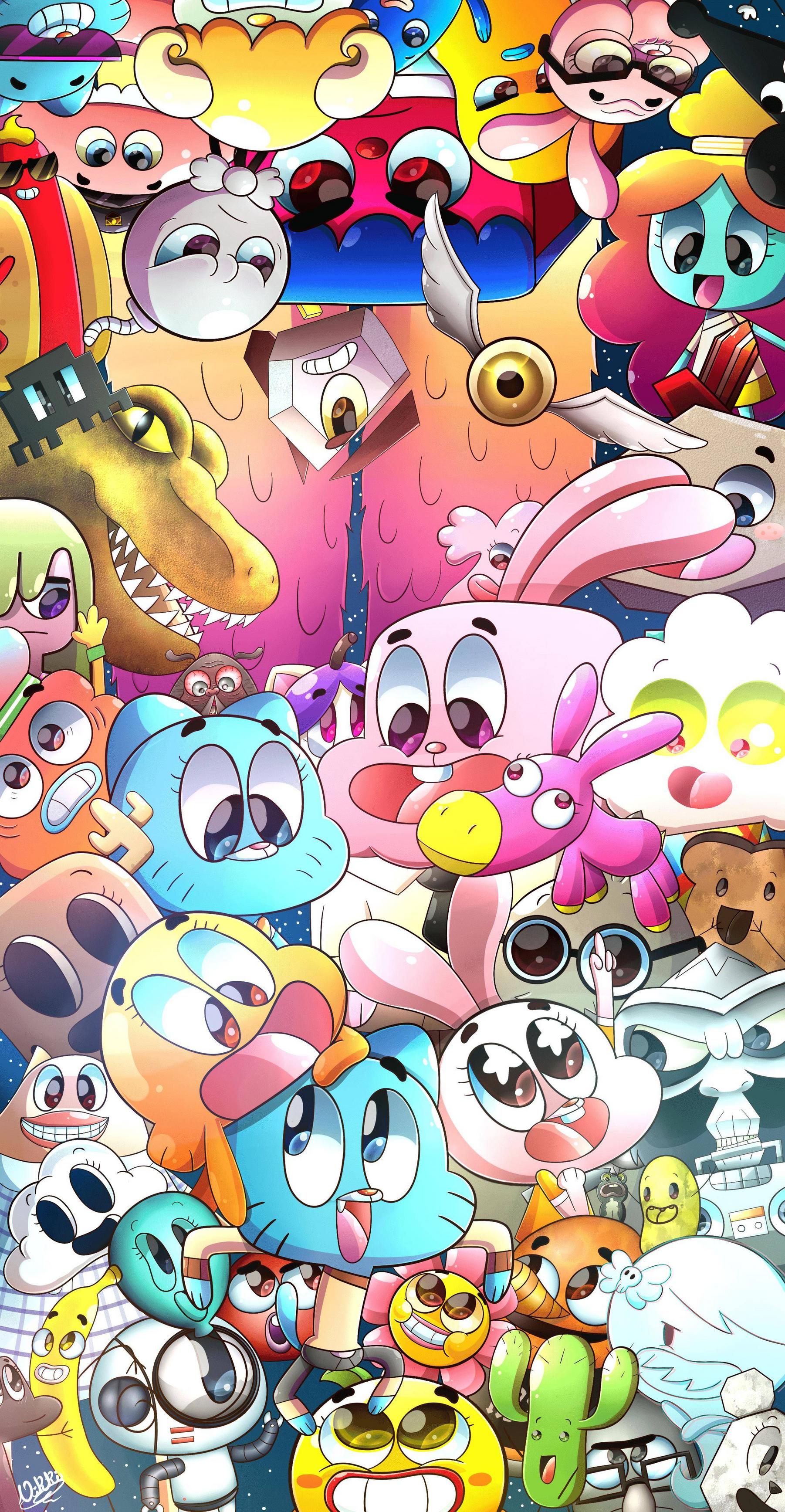 Personaggi The Amazing World Gumball, 1802x3470 Full HD Verticale, Smartphone