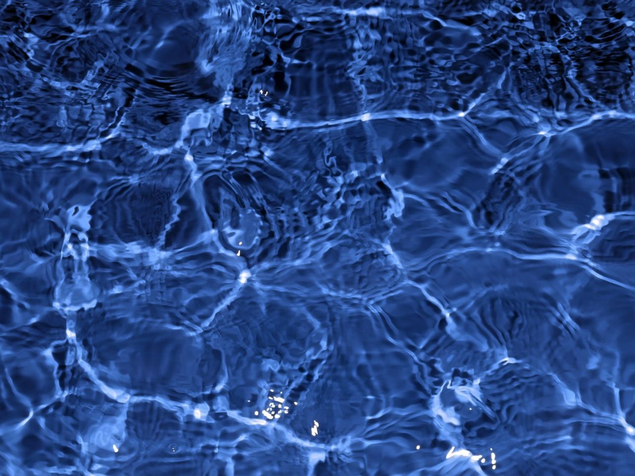 Superficie acqua blu increspata, 1280x960 HD, Desktop