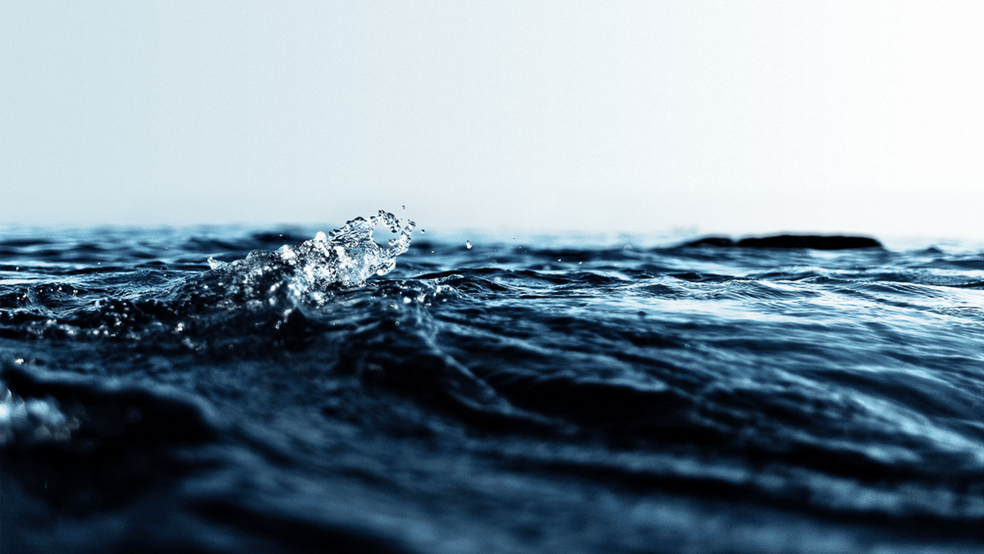 Superficie acqua blu scuro, 1920x1080 1080p, Desktop