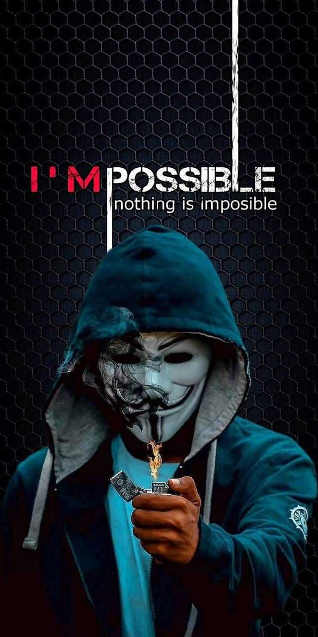maschera Anonymous impossible, 640x1280 Verticale, Telefono