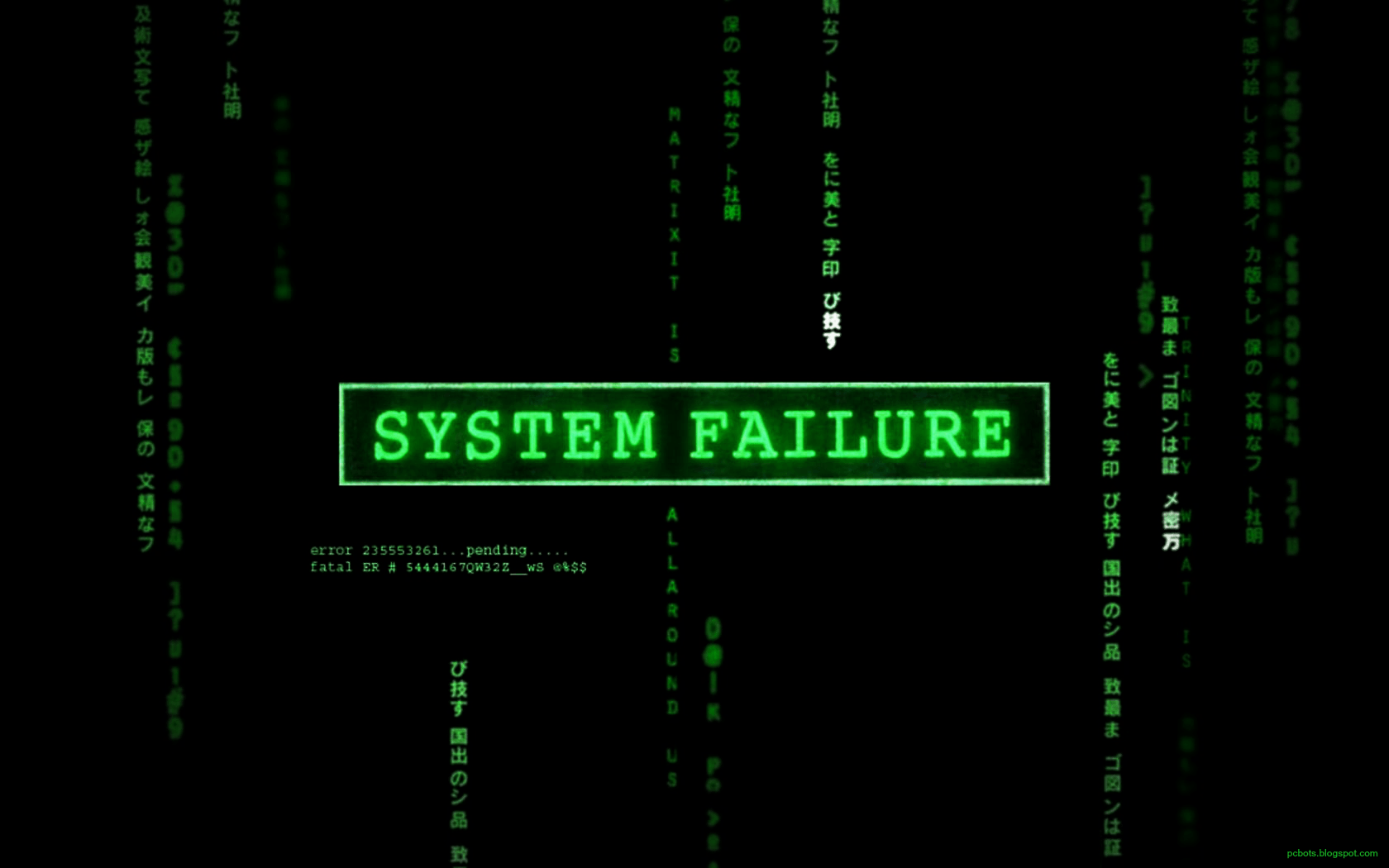 System Failure codice Matrix, 1680x1050 900p, MacBook Air