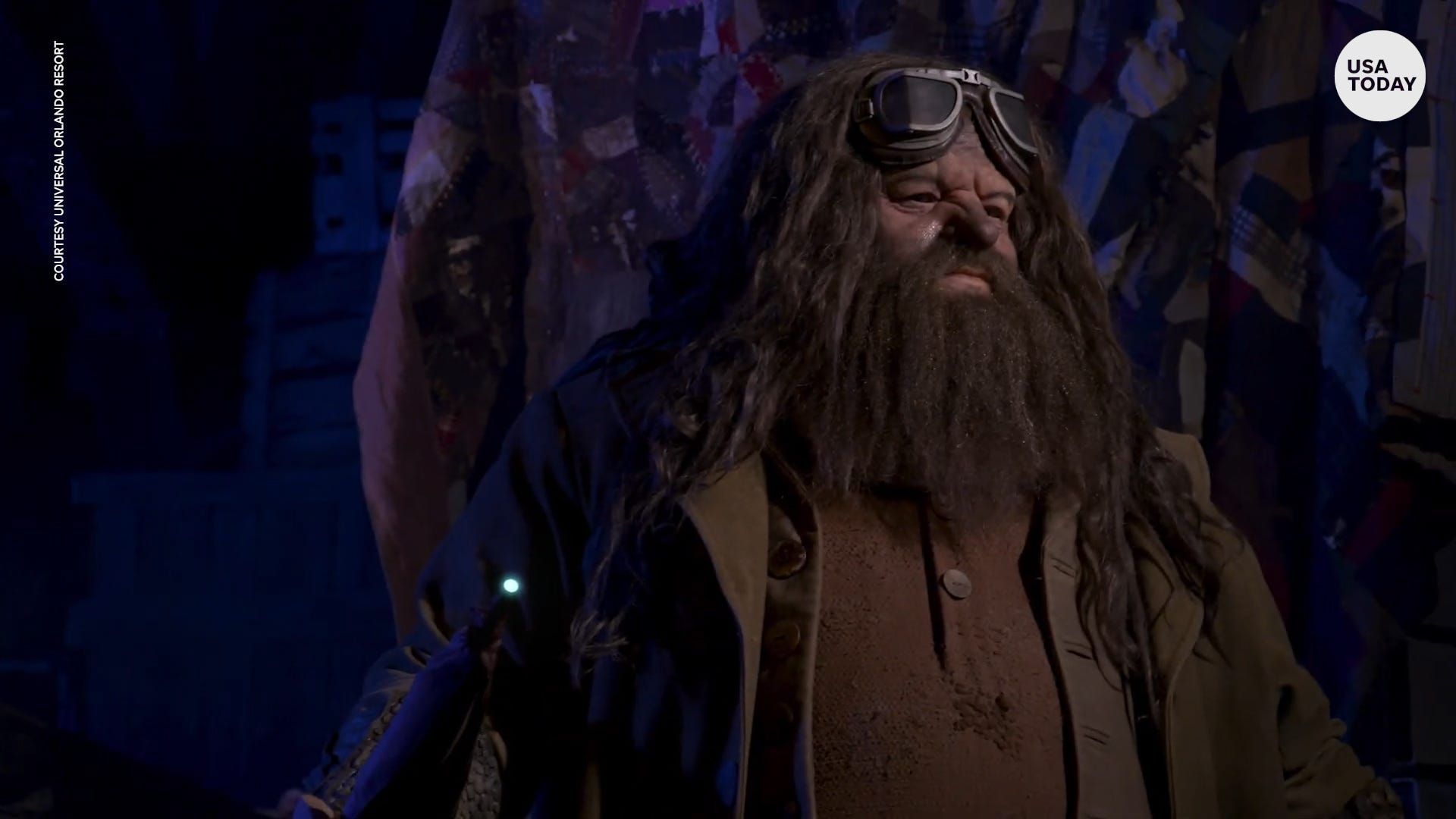 Hagrid con lanterna, foresta, 1024x768 HD, iMac